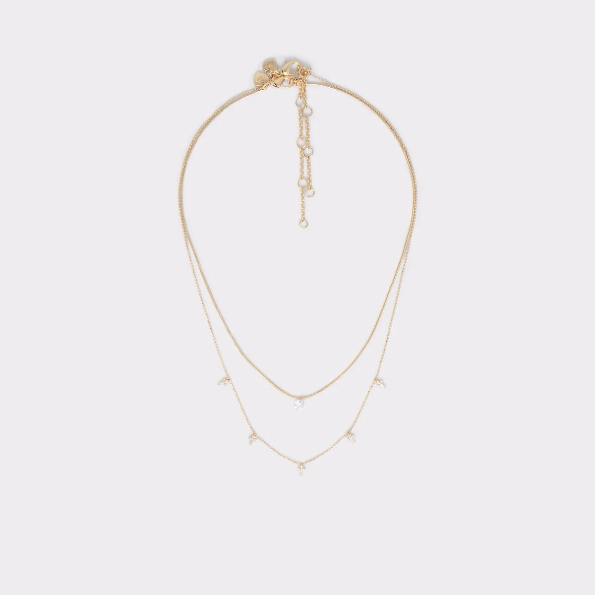 Olendan Dainty Brass Necklace for Women 3 Olendan Dainty Brass Necklace for Women