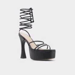 SalePayaStrappy Heeled Sandal - Platform -The Aldo Shop paya black 001 001 043 alt3 sq gy 2000x2000