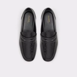 SalePlatinumLoafer -The Aldo Shop platinum black 001 001 008 alt5 sq gy 2000x2000