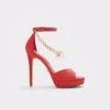 PrisillaStrappy Heeled Sandal - Stiletto Platform -The Aldo Shop prisilla red 640 002 044 main sq gy 1200x1200