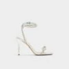Aldo Barrona Women's Delicate Rhinestone Bow Heels -The Aldo Shop product 13388685 barrona silver 040 003 029 main sq gy