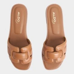 Aldo Elenaa Nude Slip-on Sandals for Women -The Aldo Shop product 13542481 elenaa brown 210 001 043 alt5 sq gy