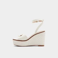 Aldo Carrabriria Woven Wedge Sandals 12 Aldo Carrabriria Woven Wedge Sandals -The Aldo Shop product 13542527 carrabriria white 115 002 043 alt2 sq gy