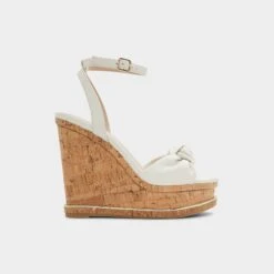Aldo Barykin Women's Wedge Sandals with Knot Detail