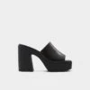 Aldo Maysee Sustainable Leather Heeled Mules 1 Aldo Maysee Sustainable Leather Heeled Mules -The Aldo Shop product 13542926 maysee black 007 001 043 main sq gy