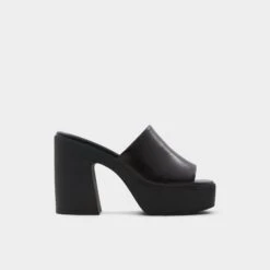 Aldo Maysee Sustainable Leather Heeled Mules