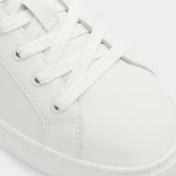 Aldo Woolly Women's Low Top Nubuck Sneakers -The Aldo Shop product 13542969 woolly white 100 001 031 detail sq gy
