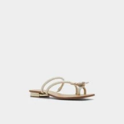 Aldo Garberia: Whimsical Glitter Sandals with Butterfly Accent -The Aldo Shop product 13580916 garberia silver 047 002 011 alt3 sq gy