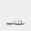 Aldo Garberia: Whimsical Glitter Sandals with Butterfly Accent -The Aldo Shop product 13580916 garberia silver 047 002 011 main sq gy