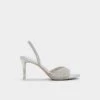 Aldo Aitana Nude Slingback Heeled Sandals