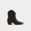 Aldo Valley Women's Modern Western Cowgirl Boots -The Aldo Shop product 13621148 valley black 001 001 043 main sq gy