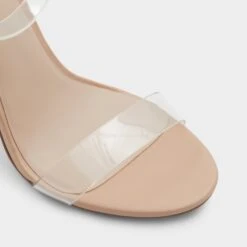 Aldo Aniwien Nude Lucite Ankle Strap Block Heels -The Aldo Shop product 13646196 aniwien beige 270 002 020 alt4 sq gy