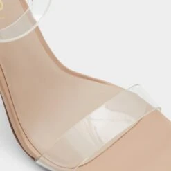 Aldo Aniwien Nude Lucite Ankle Strap Block Heels -The Aldo Shop product 13646196 aniwien beige 270 002 020 detail sq gy