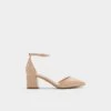Aldo Tinctum Nude Low Block Heels with Pointed Toe -The Aldo Shop product 13647025 tinctum beige 270 002 029 main sq gy