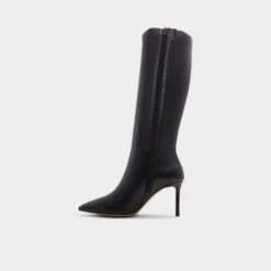 Aldo Laroche Women's Knee-High Stiletto Boots - Sleek Pointy Toe -The Aldo Shop product 13658274 laroche black 001 001 043 alt2 sq gy