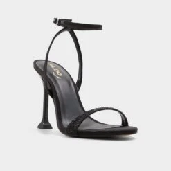 Aldo Lydala Strappy Heeled Stiletto Sandals 13 Aldo Lydala Strappy Heeled Stiletto Sandals -The Aldo Shop product 13671648 lydala black 001 003 032 alt3 sq gy