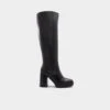 Aldo Equine Women's Knee-High Equestrian Boots -The Aldo Shop product 13679850 equine black 001 002 043 main sq gy