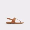 Aldo Adraynwan Women's T-Strap Flat Sandals 1 Aldo Adraynwan Women's T-Strap Flat Sandals -The Aldo Shop product 13706558 adraynwan brown 210 002 043 main sq gy
