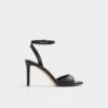 Aldo Sake Strappy Stiletto Sandals in Black
