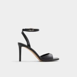 Aldo Sake Strappy Stiletto Sandals in Black