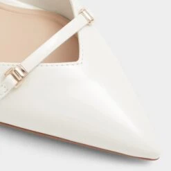 Aldo Nailah Women's Pointed Toe Kitten Heels 14 Aldo Nailah Women's Pointed Toe Kitten Heels -The Aldo Shop product 13740393 nailah white 121 002 033 alt4 sq gy