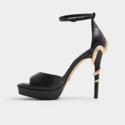 Aldo Medusa Snake Print Platform Heels with Statement Hardware 14 Aldo Medusa Snake Print Platform Heels with Statement Hardware -The Aldo Shop product 13741554 medusa black 007 001 029 alt2 sq gy