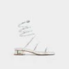Aldo Spinna Strappy Block Heel Gladiator Sandals 2 Aldo Spinna Strappy Block Heel Gladiator Sandals -The Aldo Shop product 13741622 spinna silver 040 002 028 main sq gy