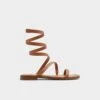 Aldo Spinella Women's Gladiator-Inspired Strappy Sandals 1 Aldo Spinella Women's Gladiator-Inspired Strappy Sandals -The Aldo Shop product 13741625 spinella brown 210 002 043 main sq gy