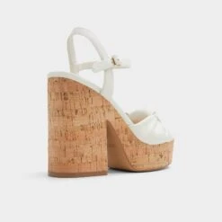 Aldo Ulialdan Strappy Platform Sandals with Cork Sole 11 Aldo Ulialdan Strappy Platform Sandals with Cork Sole -The Aldo Shop product 13743863 ulialdan white 121 002 043 alt1 sq gy