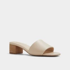 Aldo Claudina Women's Statement Heeled Mules 13 Aldo Claudina Women's Statement Heeled Mules -The Aldo Shop product 13744871 claudina beige 280 001 043 alt3 sq gy
