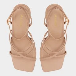 Aldo Galoi Women's Strappy Stiletto Sandals -The Aldo Shop product 13747976 galoi beige 270 001 043 alt5 sq gy