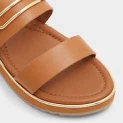 Aldo Lagoon Women's Two-Strap Sandals - Brown 14 Aldo Lagoon Women's Two-Strap Sandals - Brown -The Aldo Shop product 13749052 lagoon brown 240 002 043 alt4 sq gy