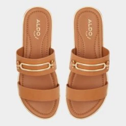 Aldo Lagoon Women's Two-Strap Sandals - Brown 15 Aldo Lagoon Women's Two-Strap Sandals - Brown -The Aldo Shop product 13749052 lagoon brown 240 002 043 alt5 sq gy