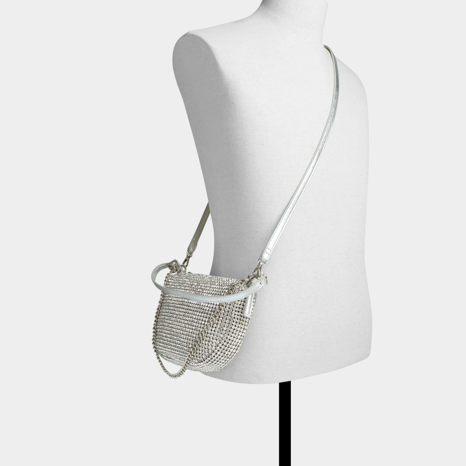 Aldo Misterax Rhinestone Embellished Shoulder Bag 6 Aldo Misterax Rhinestone Embellished Shoulder Bag - Image 4