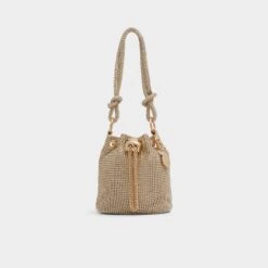 Aldo Marvelax Rhinestone-Embellished Bucket Bag