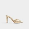 Aldo Marita - Women's Chic and Versatile Slip-On Mules -The Aldo Shop product 13804503 marita gold 715 001 051 main sq gy