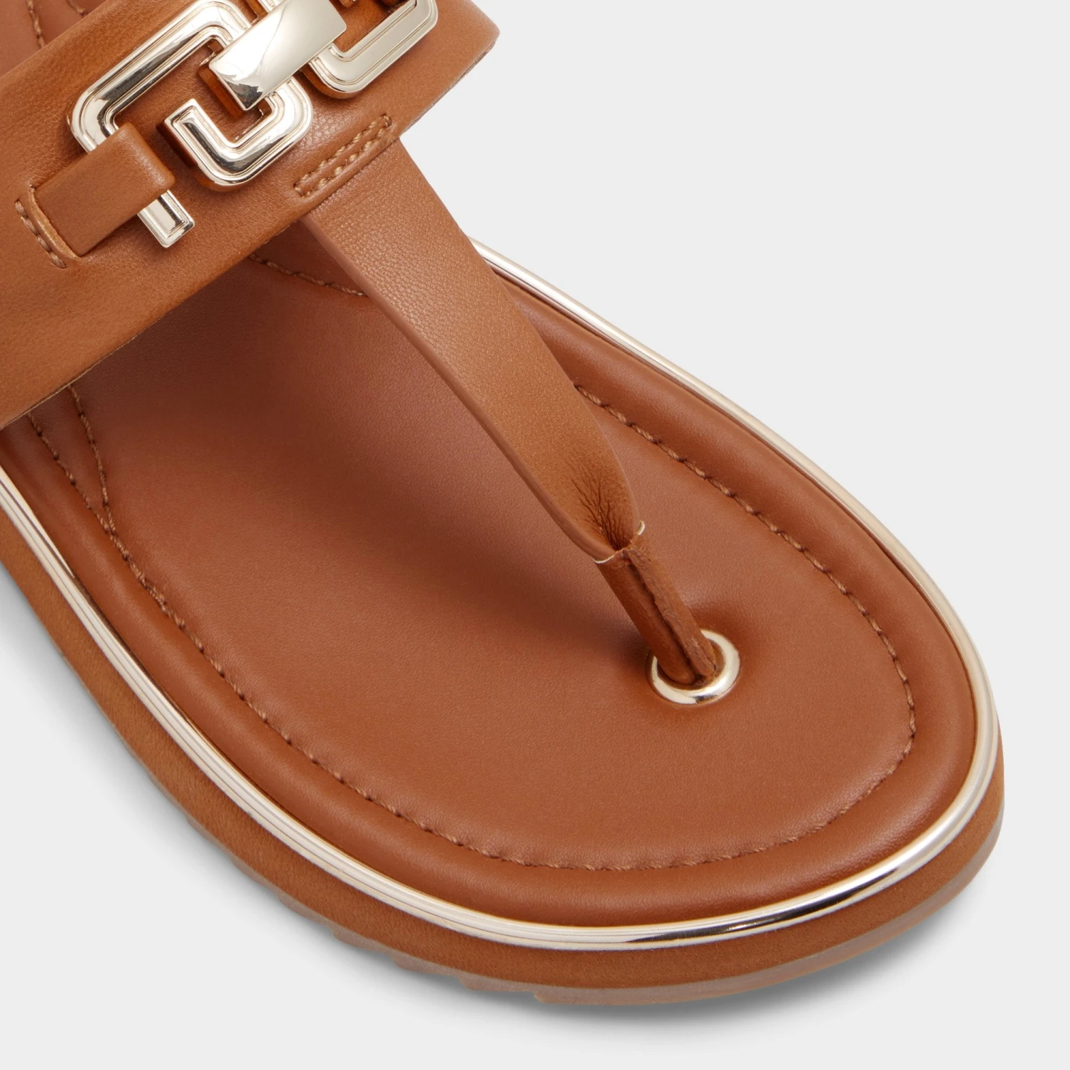 Aldo Adirahar Women's T-Strap Sandals with Metal Accents 7 Aldo Adirahar Women's T-Strap Sandals with Metal Accents - Image 5