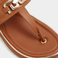 Aldo Adirahar Women's T-Strap Sandals with Metal Accents 16 Aldo Adirahar Women's T-Strap Sandals with Metal Accents -The Aldo Shop product 13804525 adirahar brown 210 002 043 detail sq gy