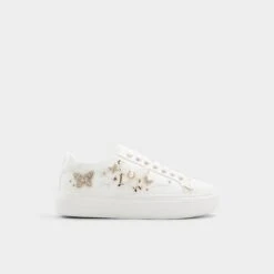 Aldo Pearlwing Women's Sneakers - Butterfly Embellished Fashion Footwear