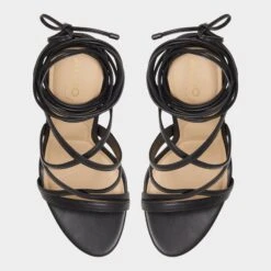 Aldo Marylou Women's Strappy Heeled Sandals -The Aldo Shop product 13817528 marylou black 001 002 043 alt5 sq gy