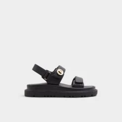 Aldo Linette Footbed Sandals - Luxe Metal Accent & Turn-Lock Closure