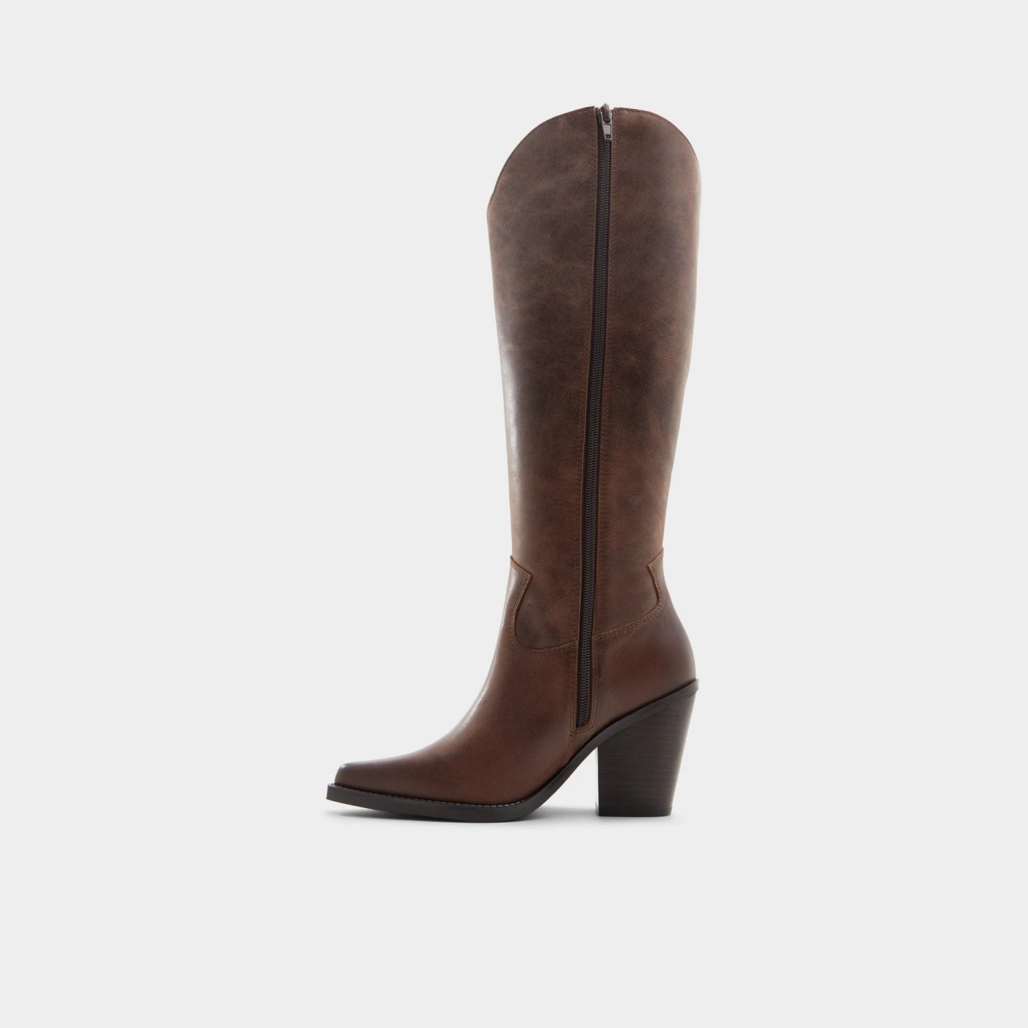 Aldo Nevada Knee-High Western Boots in Brown 5 Aldo Nevada Knee-High Western Boots in Brown - Image 3