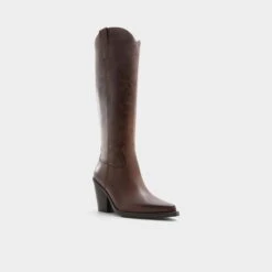 Aldo Nevada Knee-High Western Boots in Brown 12 Aldo Nevada Knee-High Western Boots in Brown -The Aldo Shop product 13838033 nevada brown 200 001 006 alt3 sq gy