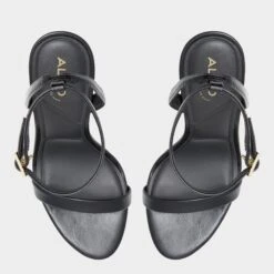 Aldo Maristou Stiletto Sandals with Elegant Ankle Charms -The Aldo Shop product 13838553 maristou black 001 002 053 alt5 sq gy