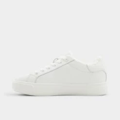 Aldo Merrylyn Women's Faux Fur Lined Water-Resistant Sneakers -The Aldo Shop product 13839579 merrylyn white 100 001 043 alt2 sq gy