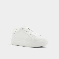 Aldo Merrylyn Women's Faux Fur Lined Water-Resistant Sneakers -The Aldo Shop product 13839579 merrylyn white 100 001 043 alt3 sq gy