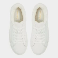 Aldo Merrylyn Women's Faux Fur Lined Water-Resistant Sneakers -The Aldo Shop product 13839579 merrylyn white 100 001 043 alt5 sq gy