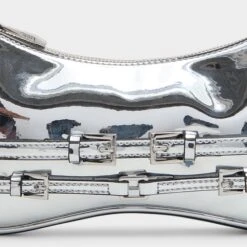Aldo Jaymeex Metallic Shoulder Bag - Statement Buckle Detail -The Aldo Shop product 13863683 jaymeex silver 040 002 029 detail sq gy