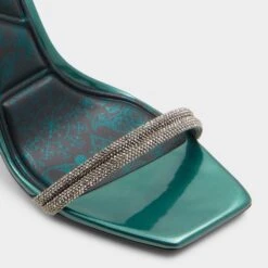 Aldo Bewitching: Elphaba-Inspired Emerald Stiletto Sandals -The Aldo Shop product 13868660 bewitching green 301 002 033 alt4 sq gy