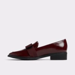 Aldo Hairalle Square Toe Loafers with Accent Bow -The Aldo Shop product 13875027 hairalle red 601 002 033 alt2 sq gy